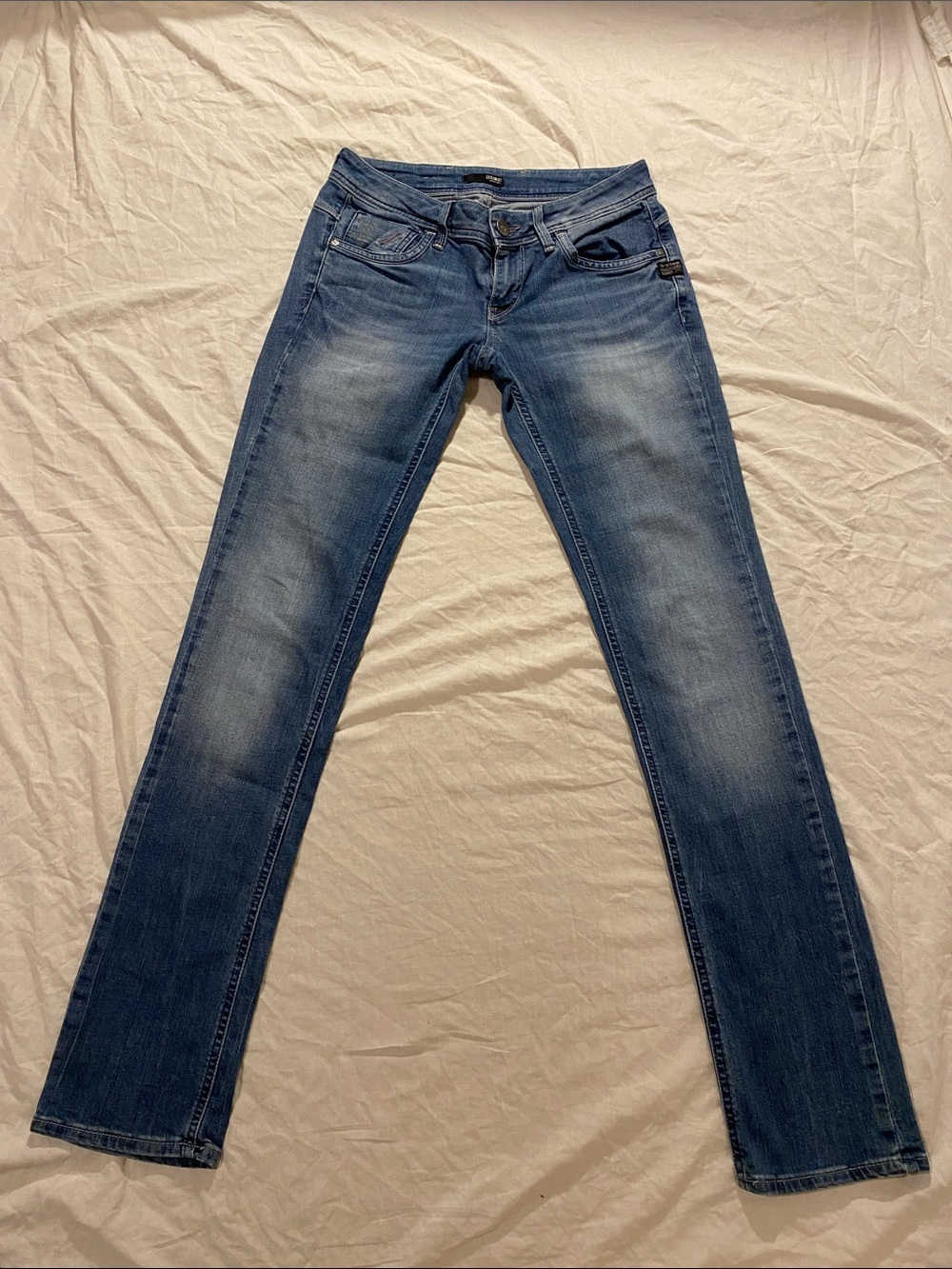 Vintage G-Star GS Raw 01 Extreme Low Rise Y2K Jeans - Faded Denim Size 28/34